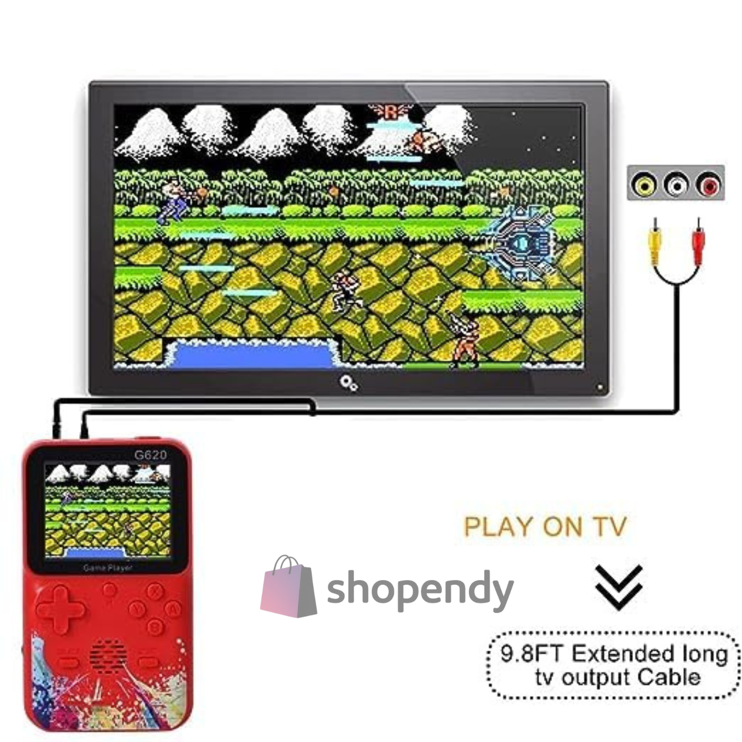 MINI CONSOLA 500 JUEGOS 🎮