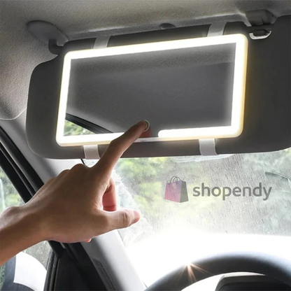 ESPEJO CON LUZ LED PARA AUTO ✨
