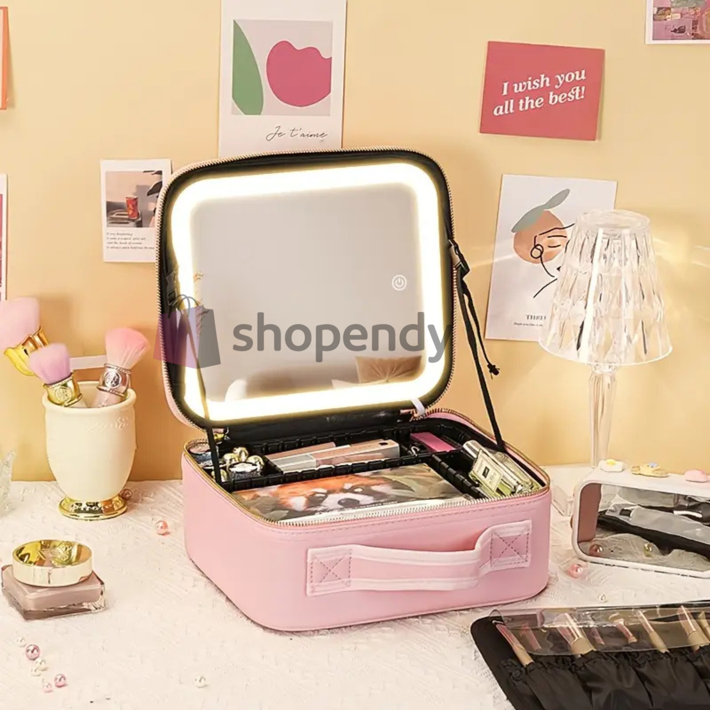 MALETIN DE MAQUILLAJE CON LUZ LED💄