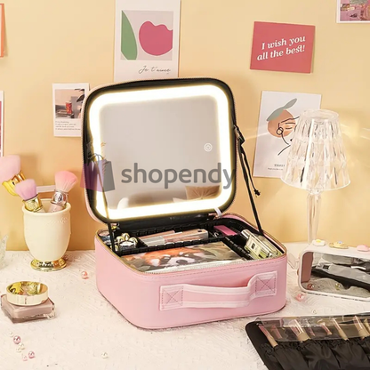 MALETIN DE MAQUILLAJE CON LUZ LED💄