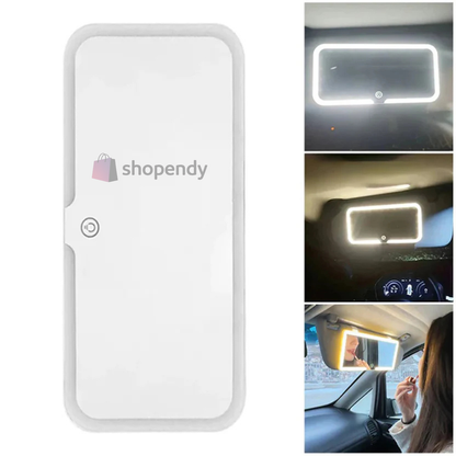 ESPEJO CON LUZ LED PARA AUTO ✨
